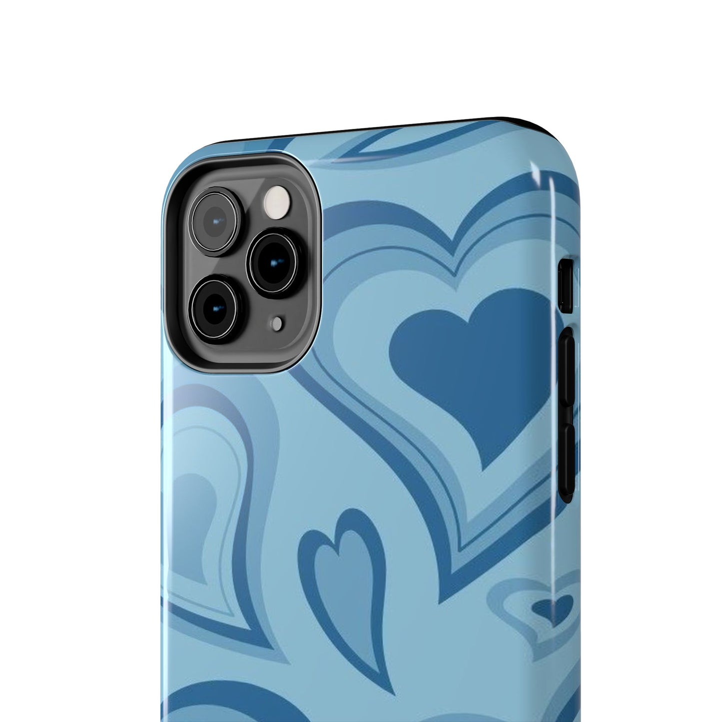 Blue Hearts Pattern Phone Case