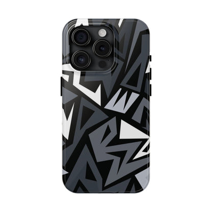 Abstract Black Pattern Phone Case