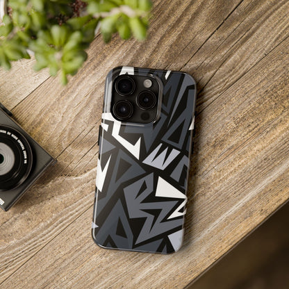 Abstract Black Pattern Phone Case