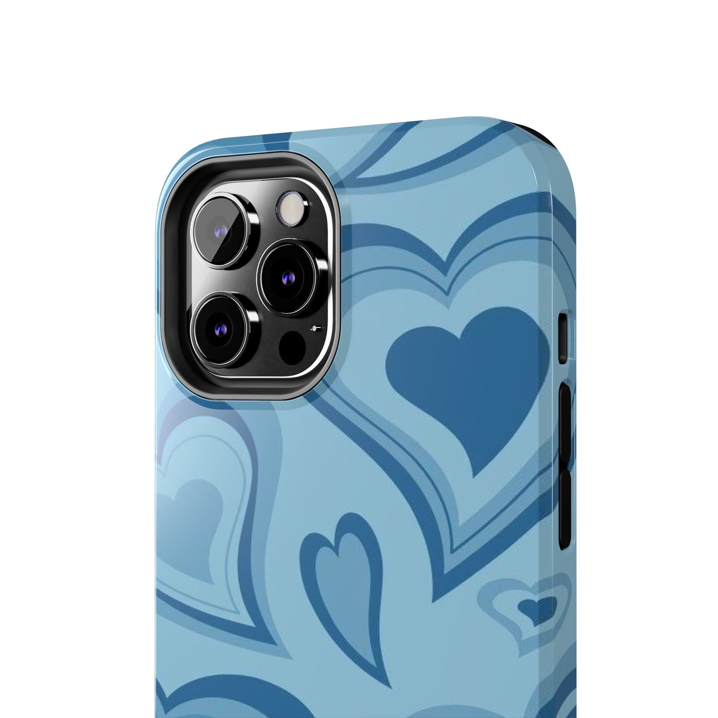 Blue Hearts Pattern Phone Case