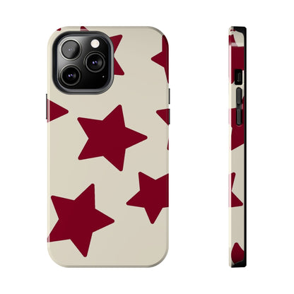 Stellar Red Pattern Phone Case
