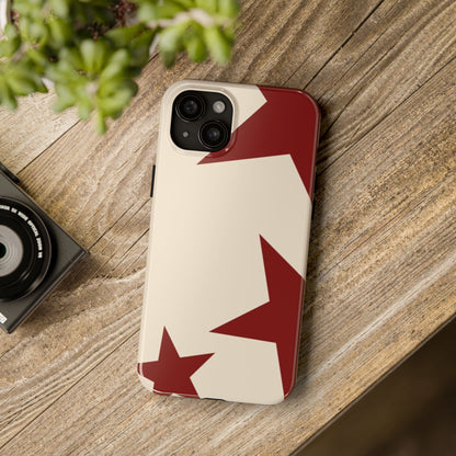 Stellar Red Pattern Phone Case