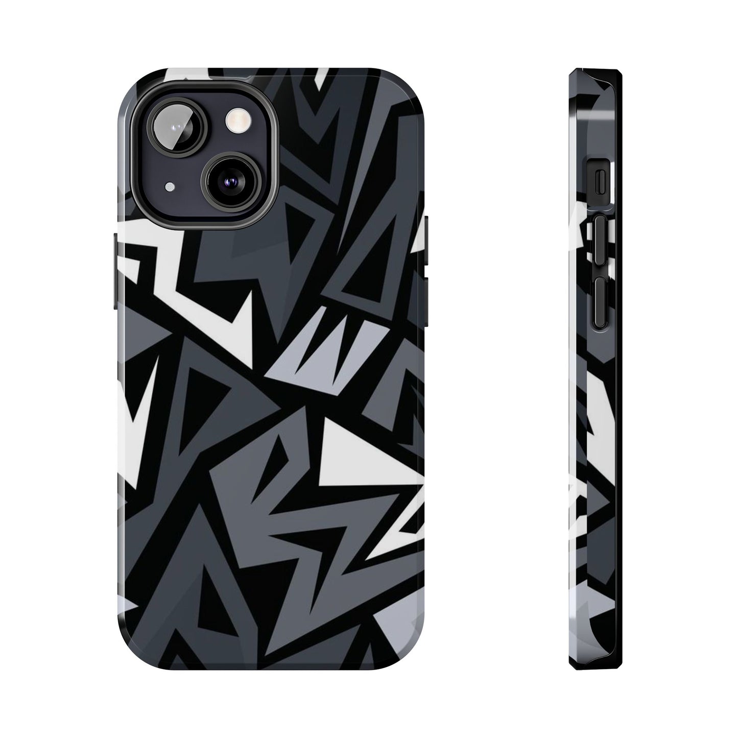 Abstract Black Pattern Phone Case